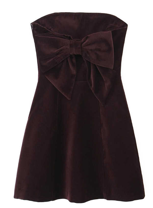 Velvet Red Dress