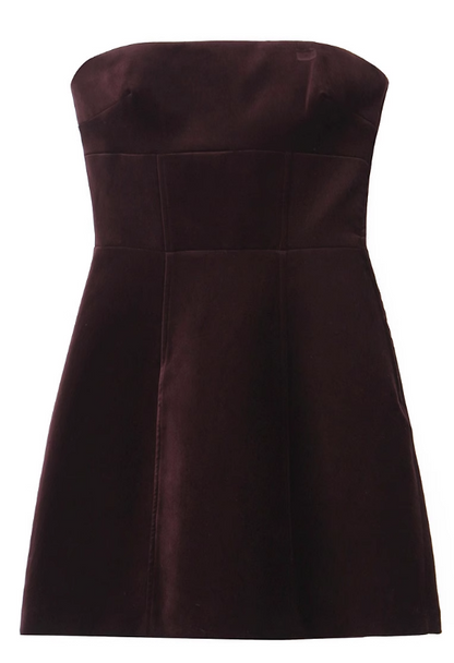 Velvet Red Dress