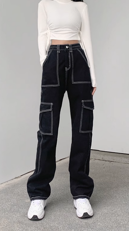 Stitch Cargo Denim