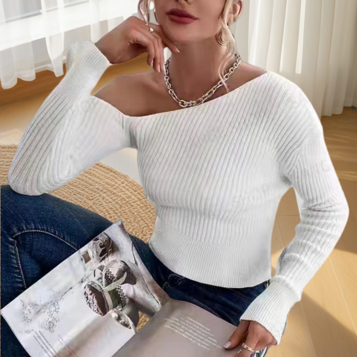 Shoulder Sweater