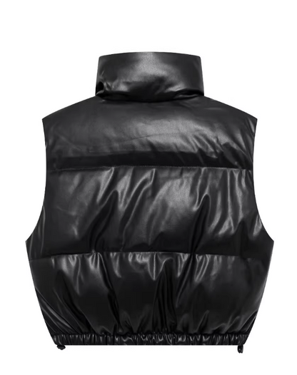 Shiny Black Vest